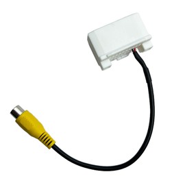 Backup Camera Harness Adapter Compatible with Chrysler 2007-2016/Dodge 2007-2012/Jeep 2007-2019, Aftermarket Radio Male RCA Video Input Cable, Compatible with for 300 Charger Grand Cherokee Wrangler