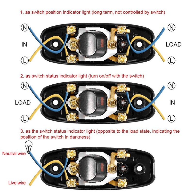 1PC Inline Cord Appliance Switch ON/OFF Button Inline Cable Switch
