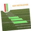 WOONEKY 6pcs Flat Rectangular Court Line Boundary Marker Set with