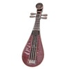 Incense Burner Holder Unique Chinese Lute Design Premium Copper Sturdy