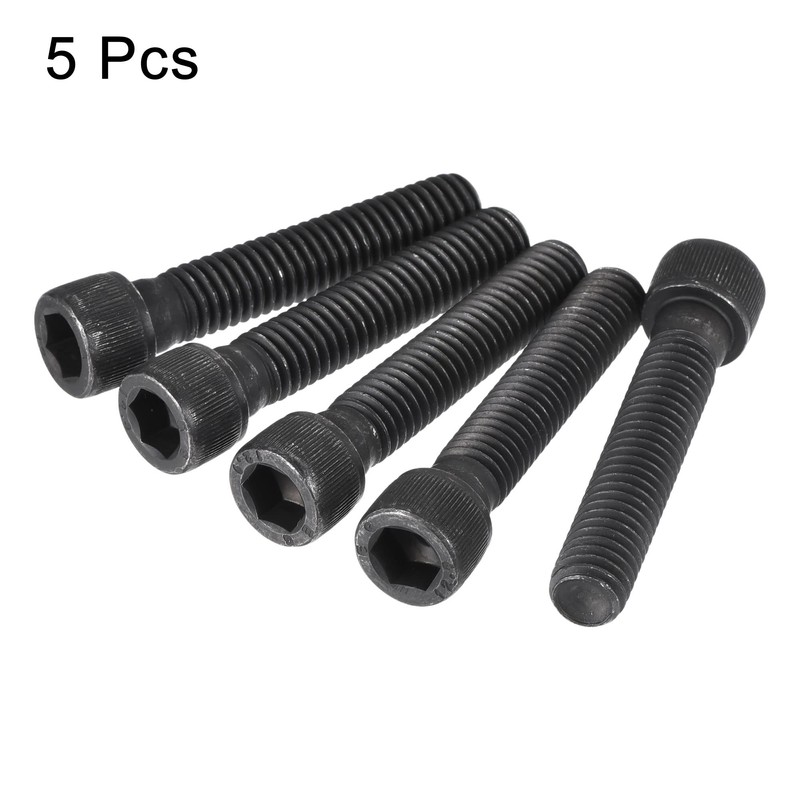sourcing map 3/8-16x2" Hex Socket Head Cap Screw Bolts 12.9