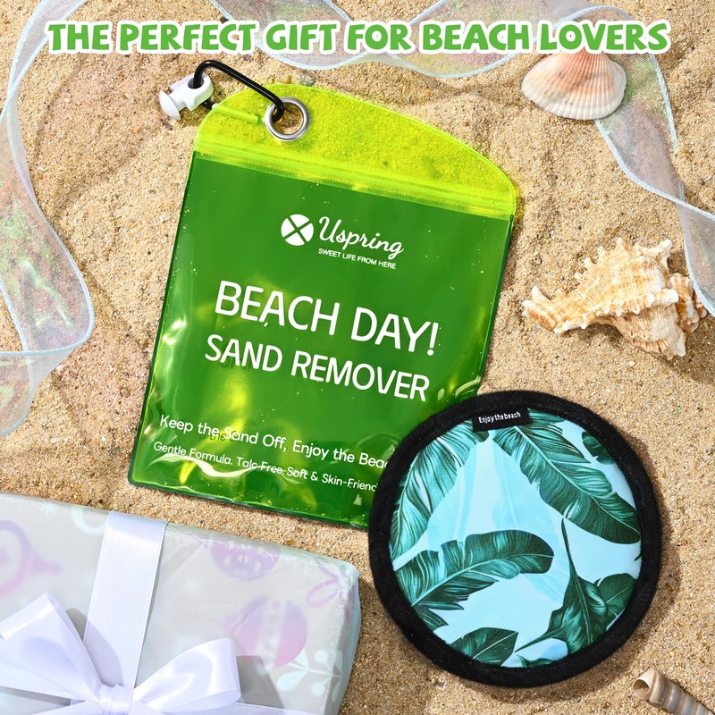 Uspring 2 Pack Sand Remover for Beach Vacation Essentials Summer