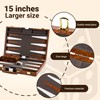 ropoda Backgammon Board Game Set (15 Inches) for Adults and