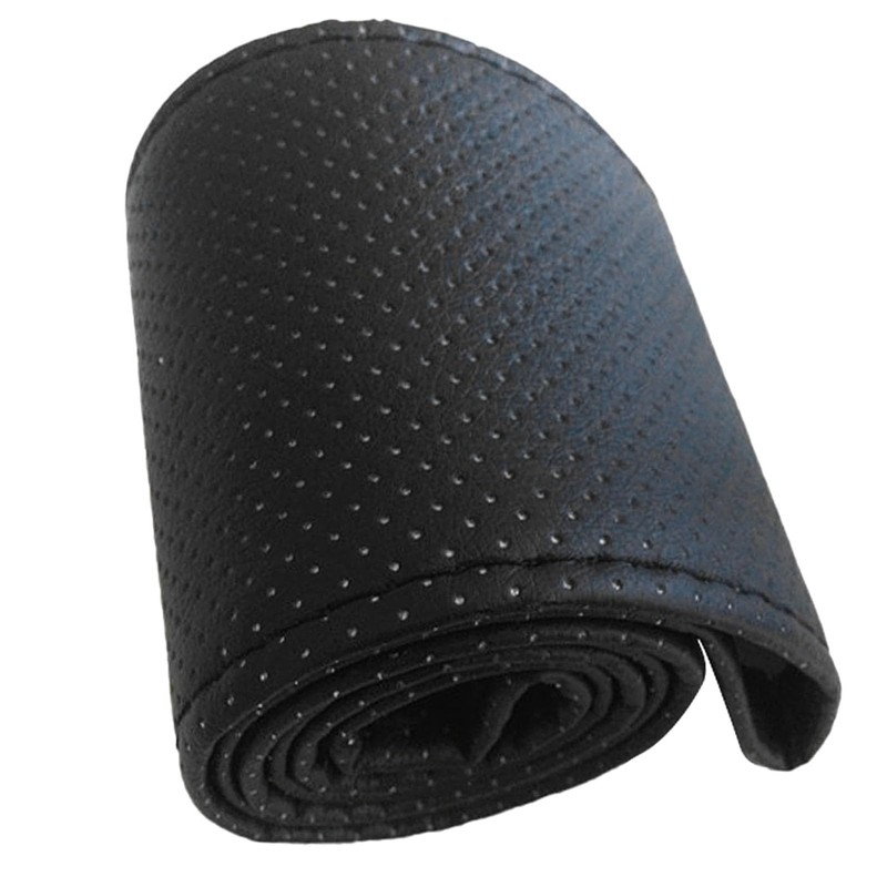 Steering Wheel Cover, Wear-Resistant Microfiber Leather, Durable Construction, Breathable Design,