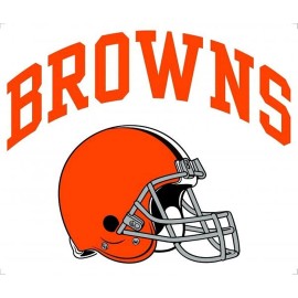 Stockdale Technologies Cleveland Browns 8" ARCHED Decal Flat Reusable Repositionable Auto Home Football