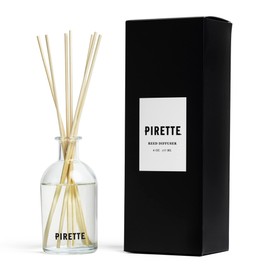 PIRETTE Reed Diffuser, Beach Inspired Fragrance for Home, Notes of Fresh Coconut, Surf Wax & Sunscreen, 6 Oz