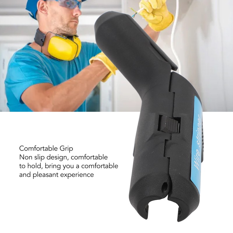 Wire Stripper Comfortable Grip Multifunction Plastic Labor Saving Cable Stripping