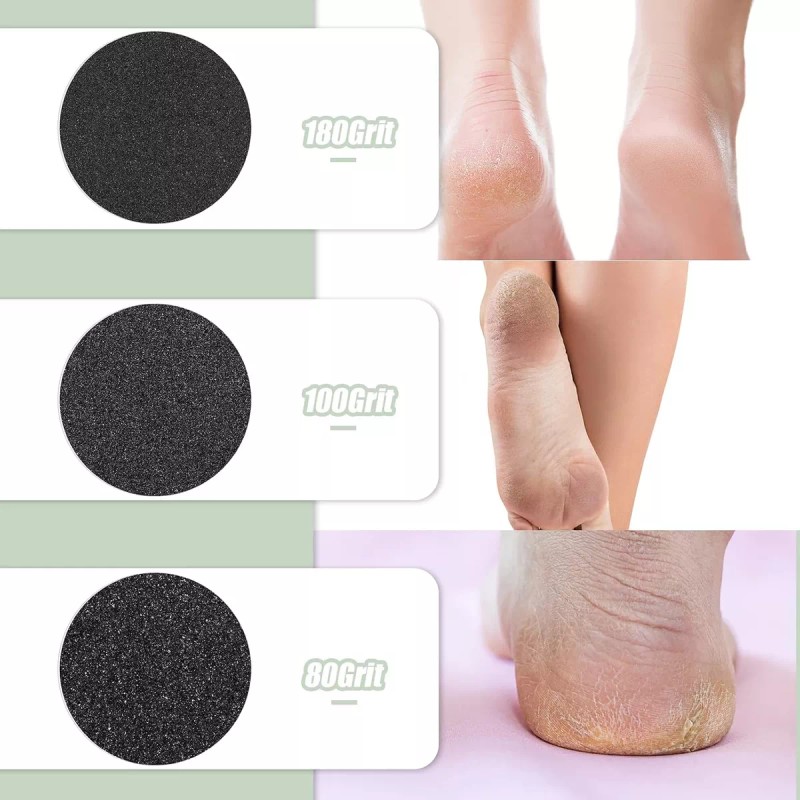 generic 180 Discos Lija Reemplazables Disco Lima Callos Para Pies