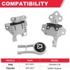 Engine Motor and Transmission Mount Bracket Kit Fits for 2015-2017