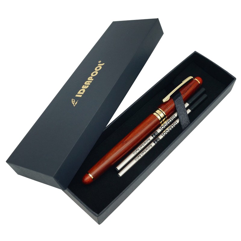 IDEAPOOL Genuine Rosewood Ballpoint Pen Writing Set - Extra 2