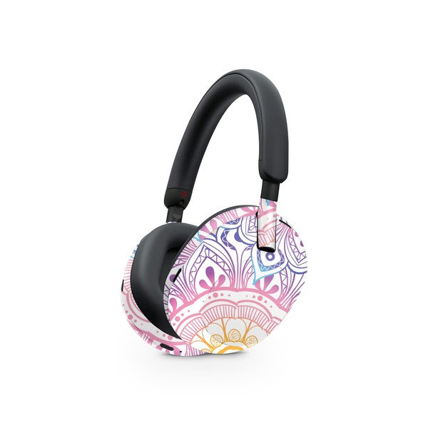MightySkins Skin Compatible with Sony WH-1000XM5 Headphones - Vibrant Mandala