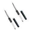 Kenjico Crystal Brush, 302 Medium Liner Brush, 2 Pieces / 켄지코 크리스탈 브러쉬, 302 미디움 라이너 브러쉬, 2개