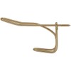 Hardware Essentials 852893 Wire Coat and Hat Hook Brass Plated