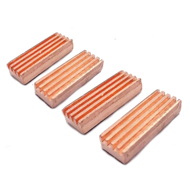 EC360® Copper 4-Pack VGA-RAM Copper Cooler/Heatsink (22 x 8 x
