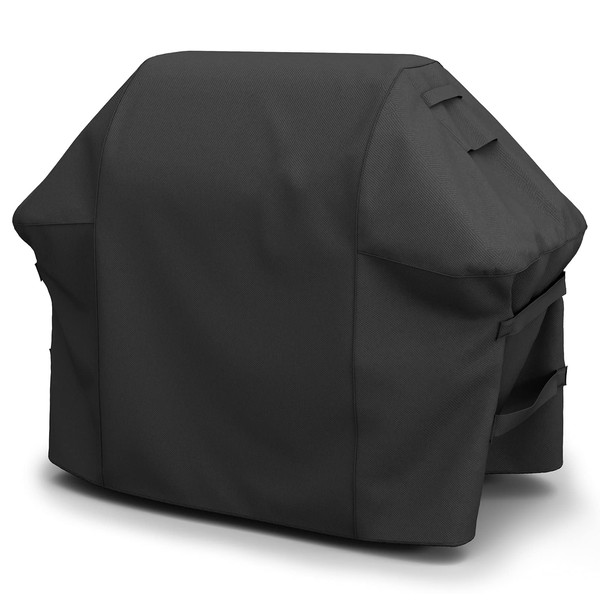 Grill Cover for Weber Spirit 200/300 Series, Also Fits for Spirit II 300, Double Straps and Built-in Vents, Durable & Waterproof, 52-Inch, Black