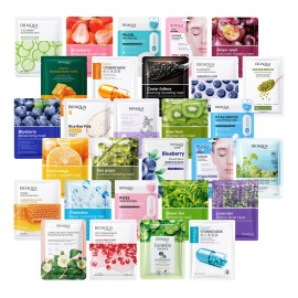 Pack De 100 Mascarillas Faciales Bioaqua De Tela Tipo De Piel Mixta