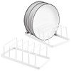 [2 Pack] Dish Plate Storage Drainboard, Tomorotec Pot Lid Holder
