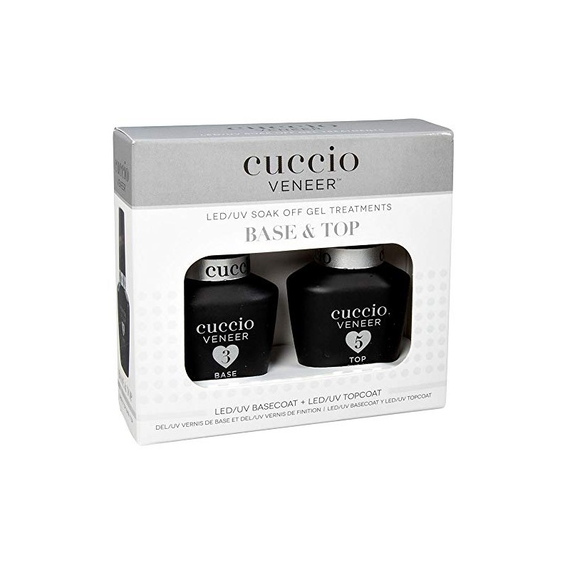 Cuccio Veneer Base & Top Gel Kit, 2 Piece Set