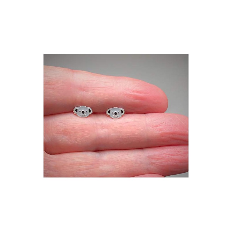 Koala Earrings 925 Sterling Silver