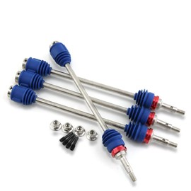 4X Front Rear Driveshafts #45 Steel Axles Drive Shaft 5451R for Traxxas 1/10 T-Maxx Revo Upgarde Parts