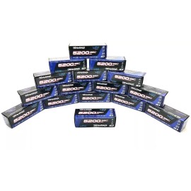 Traxxas New Traxxas 2844R 5200mAh 7.4v Hard Case 2-cell 35C LiPo Battery (2) Pack Slash