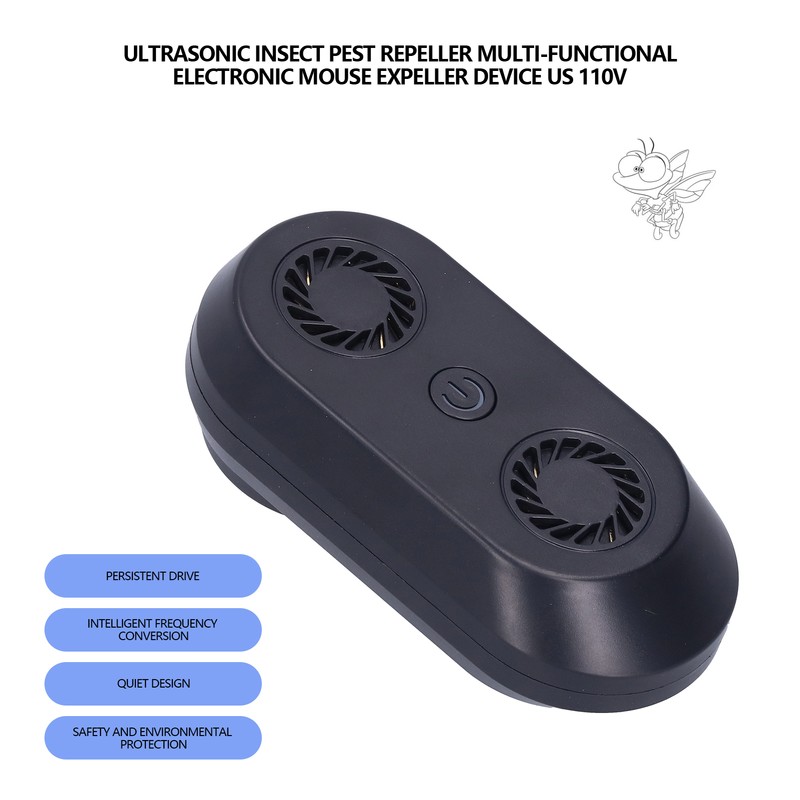 Ultrasonic Insect Pest Repeller Multi Functional Electronic Mouse Expeller Device