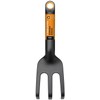 Fiskars Solid Flower Rake, black / orange