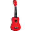 Diamond Head DU-102 Rainbow Soprano Ukulele - Red