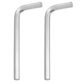 sourcing map 2pcs Hex Key Wrench 6mm Stainless Steel L-Shape Hexagon Metric Wrenches Repairing Tool for Home DIY Bike Motorcycle Repair