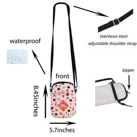 JYTAPP Sorority Anniversary Crossbody Bag Happy Deltaversary Gift Sisterhood Celebration Membership Sorority Gift For Women (beige)