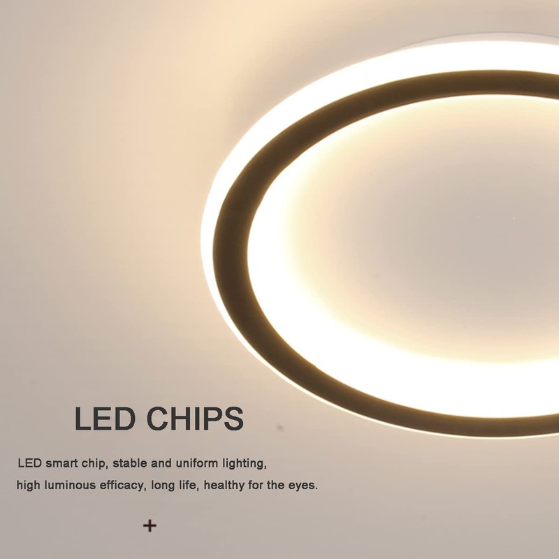 EIDEARAY Round Modern LED Ceiling Light, Small Ceiling Lamp for