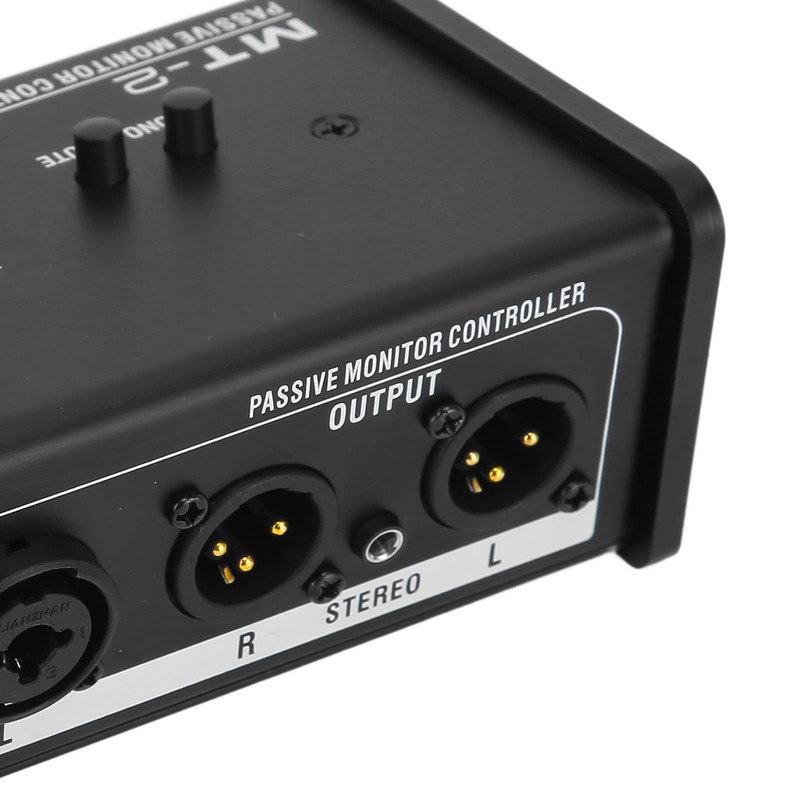 Leapiture Passive Monitor Controller, Passive Studio Monitor Controller with XLR