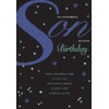 Piccadilly Greetings Piccadilly Greetings Modern Birthday Card Son -,black blue