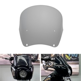 FATECIM 13" Smoke Windscreen Windshield for Harley Dyna FXDXT T-Sport Fairing