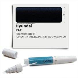 Genuine Colors Touch Up Pen Phantom Black PAE for Hyundai Tucson I30 IX35 I10 I40 IX20 Crosswagon