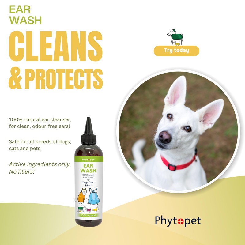 Phytopet Ear Wash | 250ml | Natural & Gentle Cleaning