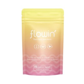 Kind Origins Flowin' | Endo-Supplement | NAC, DIM, Bisglicinato de Magnesio, Quercetina, Cúrcuma, AAL (ácido alfa lipoico), Vit CyD