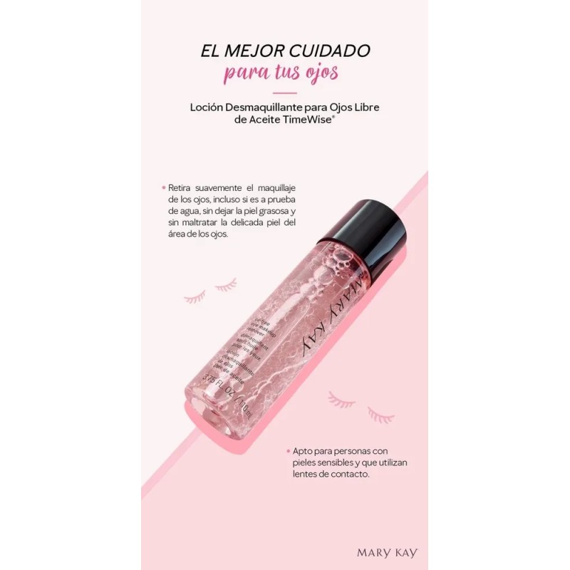 Set De 3 Desmaquillantes De Ojos Mary Kay