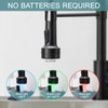 GIMILI Black Kitchen Faucet with Soap Dispenser Single Hole Pull