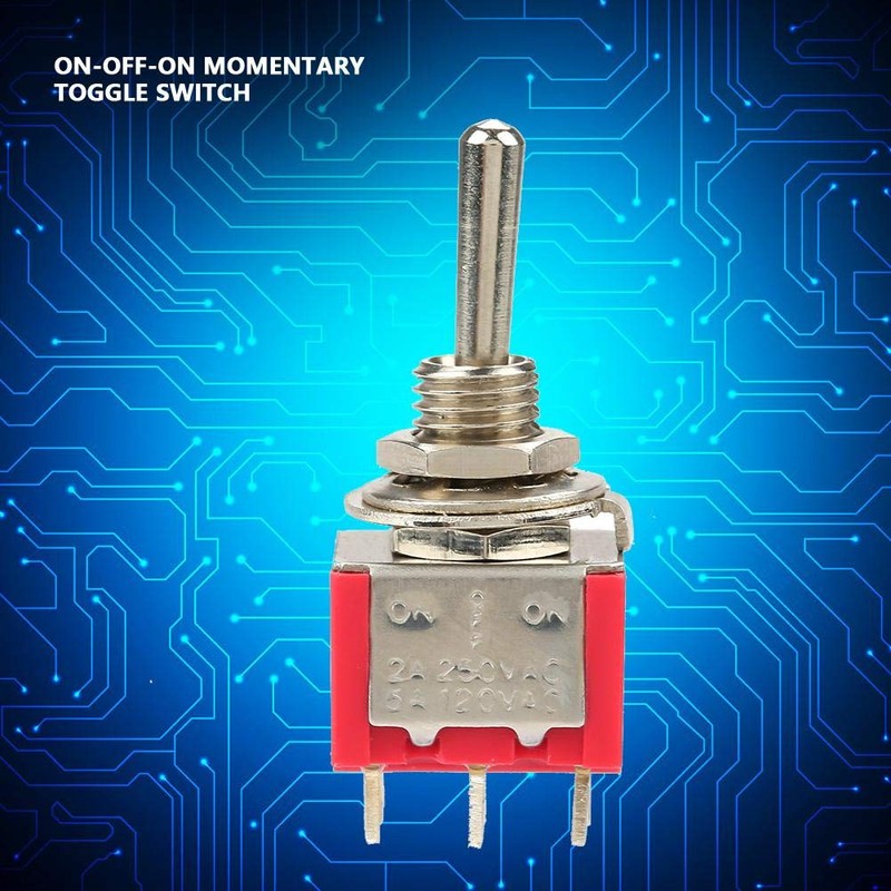 10pcs 3 Position Momentary Toggle Switch, Momentary Toggle Switch ON-Off-ON