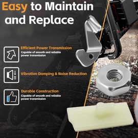 AZXX Chain Catcher Bar Nuts Chainsaw Parts Kit 6 Pcs for Stihl 044 MS440 MS441 046 MS460 MS461 066 MS660 064 MS640 MS650, Bumper Strip Chainsaws Replacement Part 1122 656 7700 11226567700