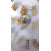 Unbranded 15" Strand Polished Golden Rutilated Quartz Nugget Beads