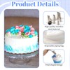 LLMSIX 113Pcs Rose Piping Tips with Pastry Bags & Icing