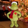 Gemmy Grinch Holiday Greeter with Light Up Heart, Multi