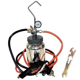 TCP Global 2 Quart Paint Pressure Pot with Spray Gun and 5 Foot Air and Fluid Hose Assembly