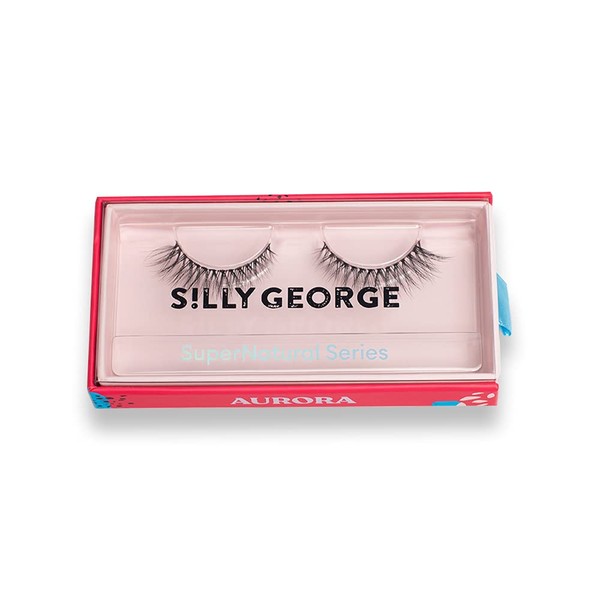 Silly George SuperNatural Lash | Transparent and Flexible Band, Natural Look, Comfortable, Lightweight (Aurora)