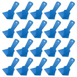 uxcell 20pcs Inside Corner Trowel 4 Inch Drywall Corner Tool Plastic Corner Knife for Spackling Wallpaper, Blue
