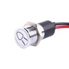 12 V 14 mm Metal Special Symbol Display LED Dashboard