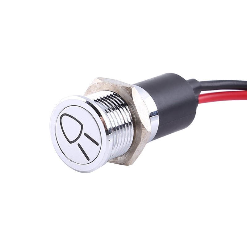 12 V 14 mm Metal Special Symbol Display LED Dashboard