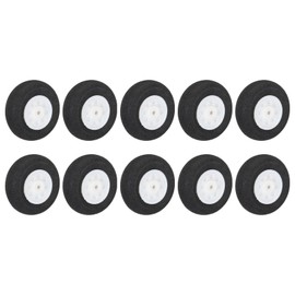 MECCANIXITY RC Airplane Wheels 25mm/0.98" Dia RC Airplane Aircraft Sponge Wheels RC Aircraft Foam Wheel Replacement for DIY RC Model Plane Aircraft RC Helicopter Pack of 10